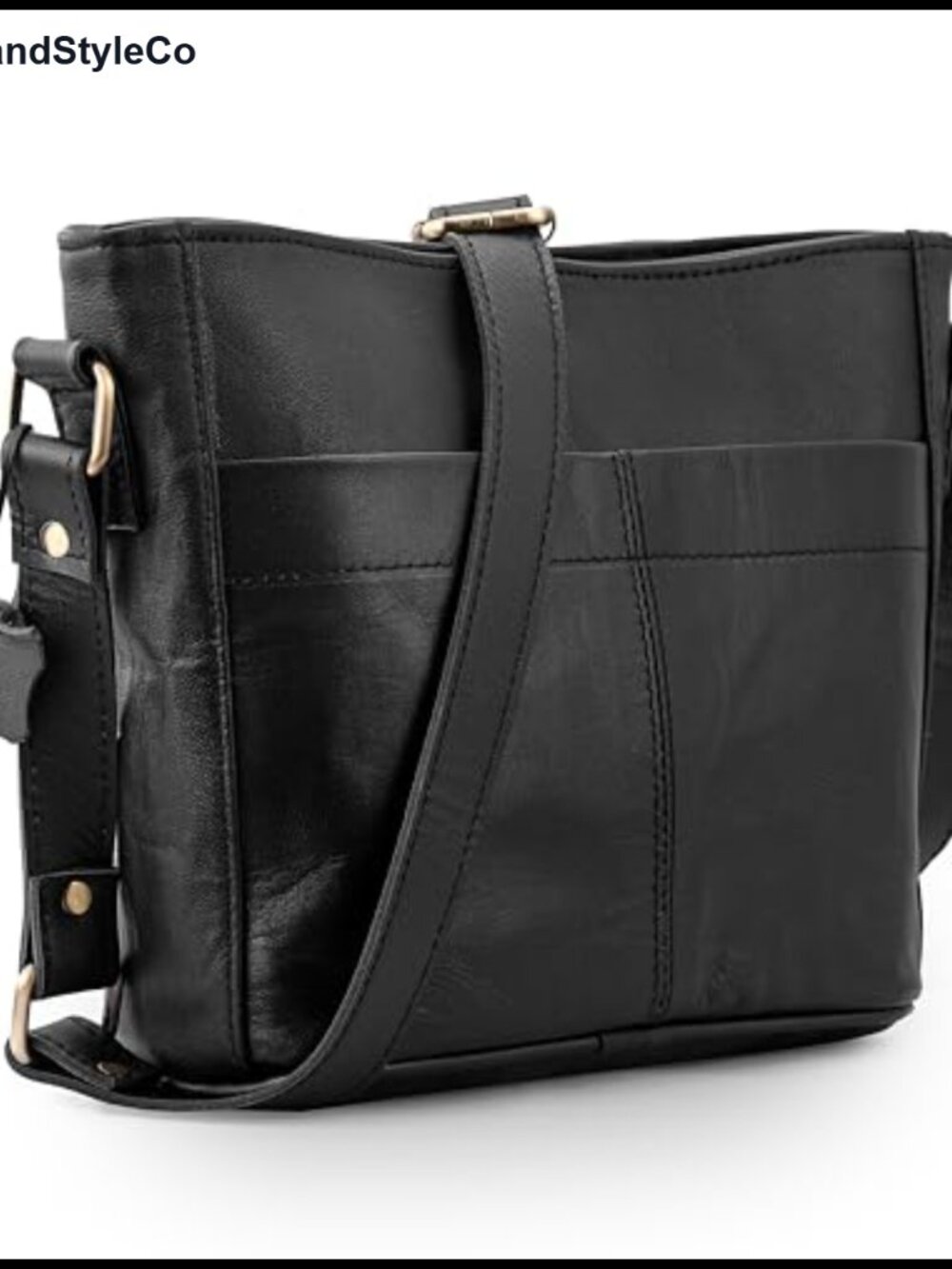 Vintage Genuine Leather Crossbody Sling Bag Handmade Office Work Tablet Purse